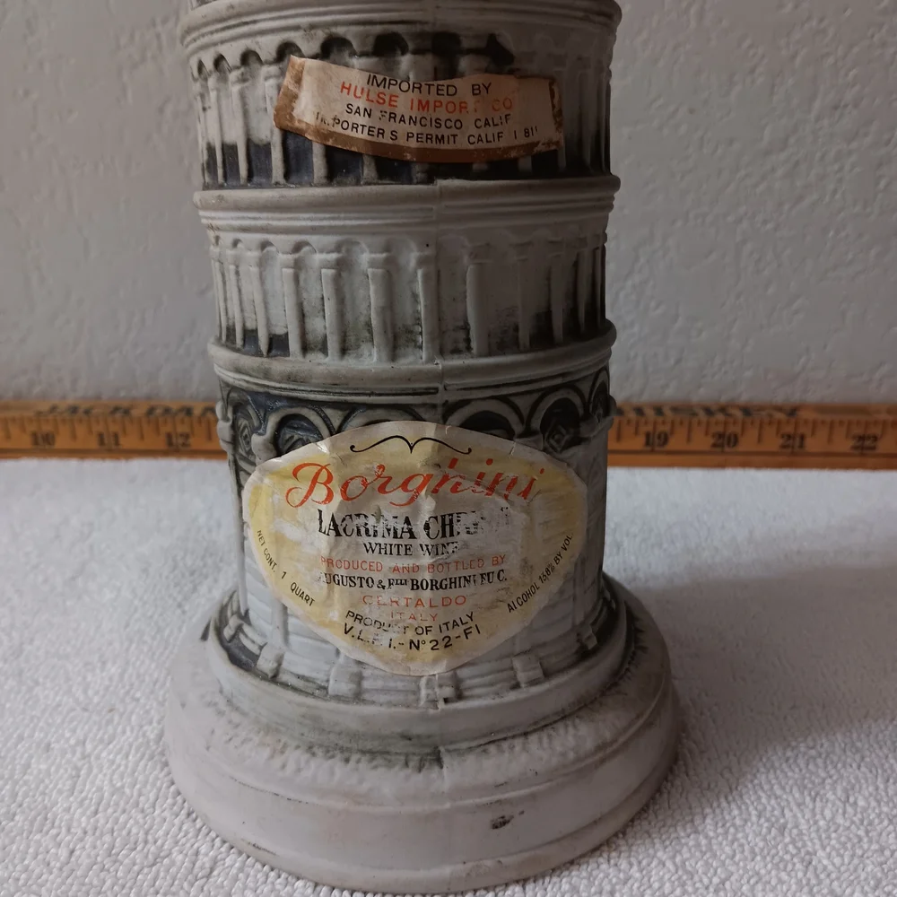 Leaning Tower of Pisa Decorative Bottle